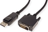 Value DisplayPort Cable DP Male - DVI (24 + 1) Male 1.0m