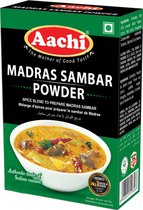 Aachi - Kruidenmix voor Groenten - Madras Sambar Powder - 3x 160 g
