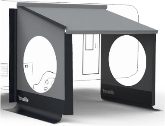 Travellife Scala zijwand M aanbouwhoogte 2,25-2,44m uitval 2,50m van Travellife — afbeelding 3