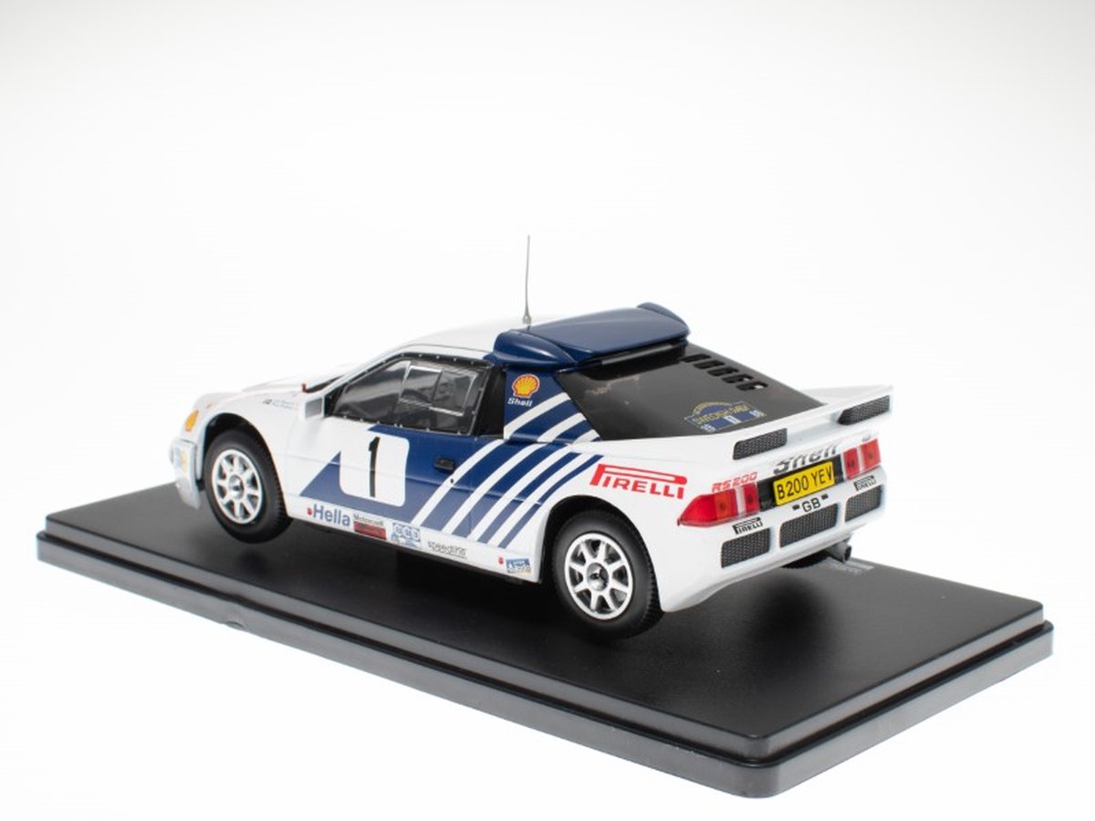 Ford RS 200 - Berglund - Blomqvist - Rallye de Suède 1986 - Rally Cars échelle 1:24