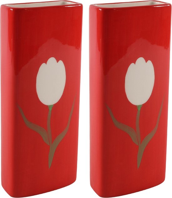 Svenska Living Radiatorbak luchtbevochtiger/waterverdamper - 2 stuks - 20 x 8 cm - porselein