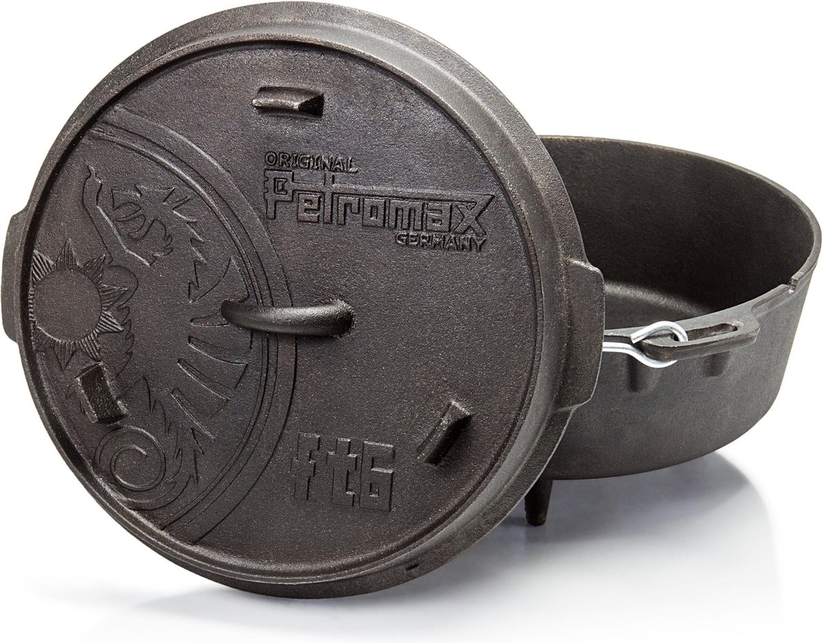 Petromax - Gietijzeren pan - Dutch Oven FT6 - 7,6 Liter