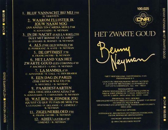 Het Zwarte Goud - Benny Neyman