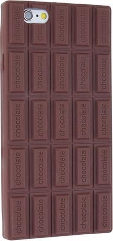 GadgetBay Chocoladereep 3D iPhone 6 6s hoesje case cover chocolade bar |  bol.com