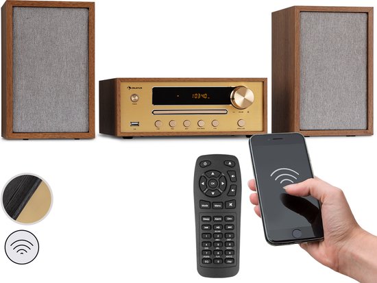 Berklee TT Case platenspeler box tafelmodel | riemaandrijving met 33⅓ en 45 tpm | 2 ingebouwde stereoluidsprekers | RMS power: 2 x 2,5 watt | bluetooth in & out | aux-in | koptelefoonaansluiting Berklee TT Case platenspeler box tafelmodel | riemaandrijving met 33⅓ en 45 tpm | 2 ingebouwde stereoluidsprekers | RMS power: 2 x 2,5 watt | bluetooth in & out | aux-in | koptelefoonaansluiting