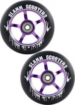 5 spaak aluminium core wheel purple 110mm