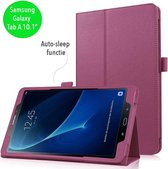 Stand flip sleepcover hoes - Samsung Galaxy Tab A 10.1 inch (2016) - paars