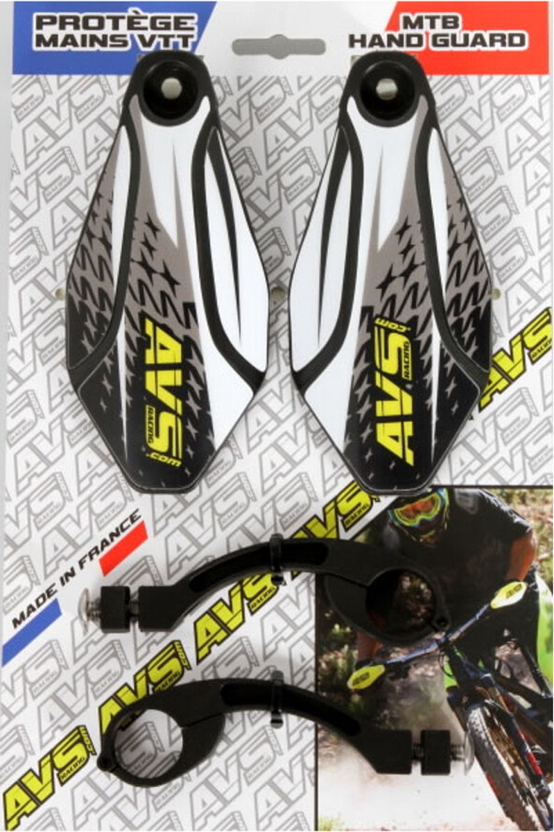 AVS Racing Handkappen Set met Design, zwart