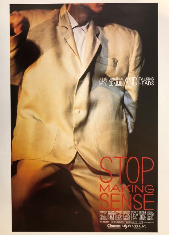 Klassieke filmposter - Stop Making Sense