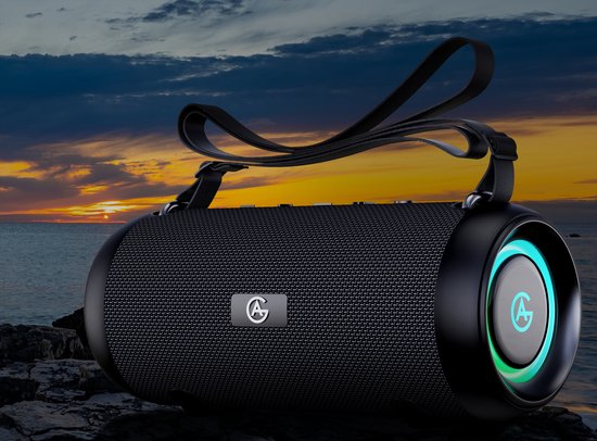 AG230 Bluetooth Speaker - Draadloos - Muziek box - 40 watt - Speakers - Draadloos - werkt op bluetooth - Spat Waterdicht - Zwart — afbeelding 3