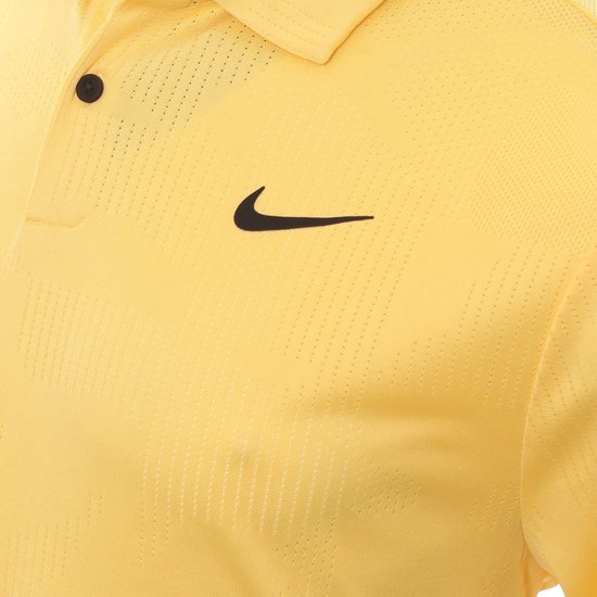 Nike Heren Dri Fit Tour Polo Jacquard Gold