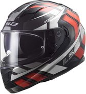 LS2 Ff320 Stream Evo Loop Black Red XL - Maat XL - Helm