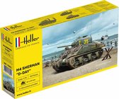 1:72 Heller 79892 Sherman Tank Plastic Modelbouwpakket