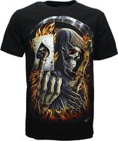 Grim Reaper Ace of Spades Glow in the Dark T-Shirt - Origineel Design