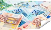 Gards Tuinposter Euro Geld Biljetten - Briefjes - 100x50 cm - Tuindoek - Tuindecoratie - Wanddecoratie buiten - Tuinschilderij