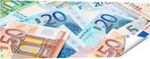 Gards Tuinposter Euro Geld Biljetten - Briefjes - 120x40 cm - Tuindoek - Tuindecoratie - Wanddecoratie buiten - Tuinschilderij