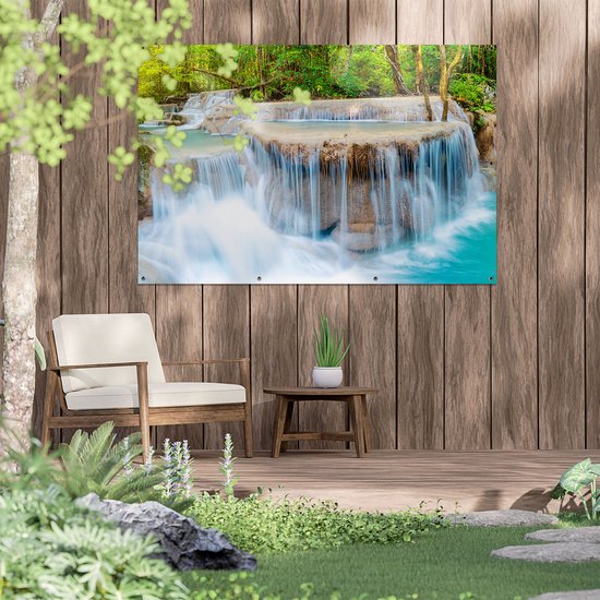 Wandsticker „Wasserfall In Thailand“ – 100 X 70 Cm, Satinierte Oberfläche, Selbstklebend