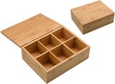 Box for Infusions Versa Bamboe (16 x 7,5 x 21 cm)
