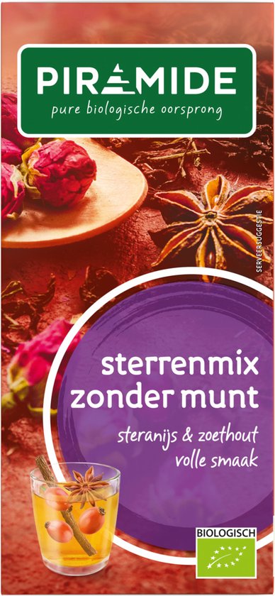 PIRAMIDE THEE STERRENMIX ZONDER MUNT