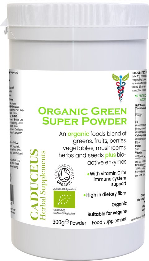 Organic Green Super Powder 300g poeder | bol