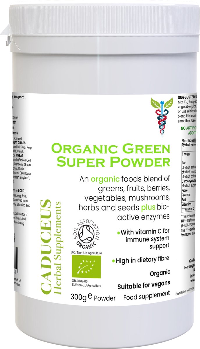 Organic Green Super Powder 300g poeder