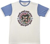 Tshirt Homme Kiss -2XL- Rock And Roll Over Wit/ Violet