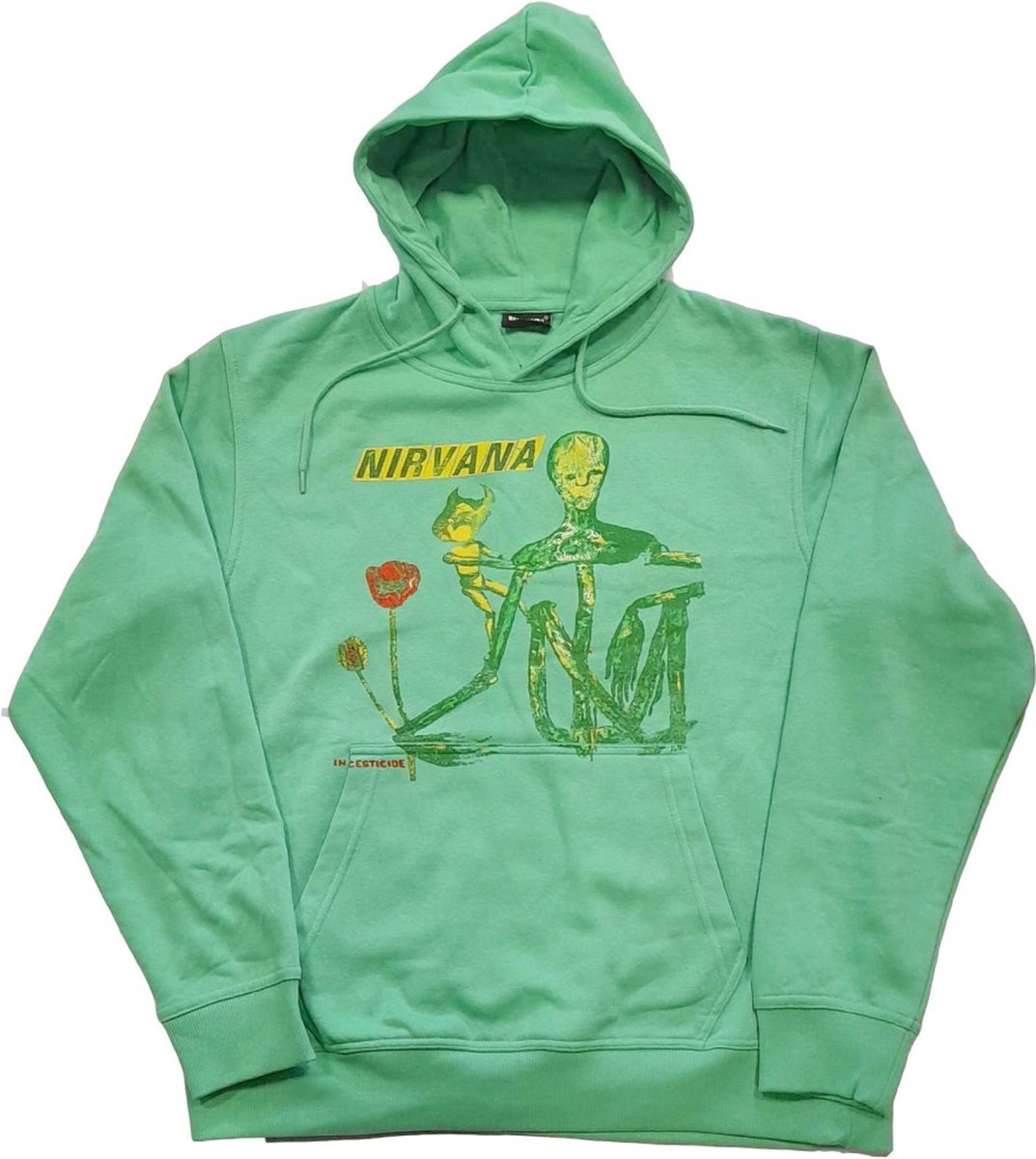 Nirvana - Incesticide Hoodie/trui - M - Groen