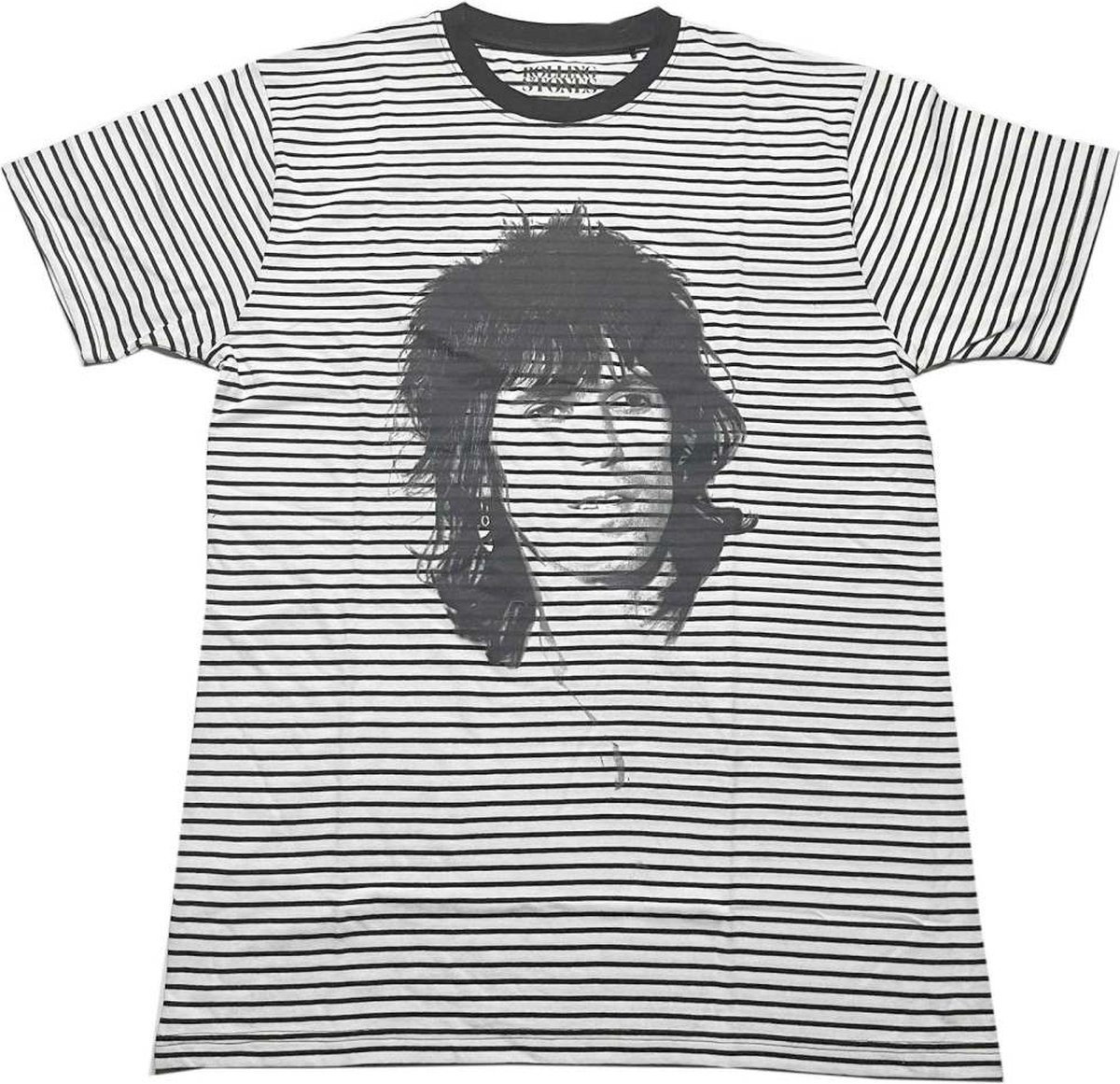 The Rolling Stones - Keith Heren T-shirt - XL - Zwart/Wit