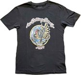 The Rolling Stones - Sixty Dragon Globe Dames T-shirt - XL - Zwart