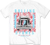 The Rolling Stones - Steel Wheels Heren T-shirt - L - Wit