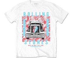 The Rolling Stones - Steel Wheels Heren T-shirt - L - Wit