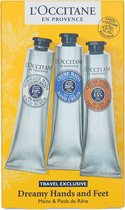 L'Occitane en Provence Dreamy Hands and Feet Travel Pack - 3 x 75 ml