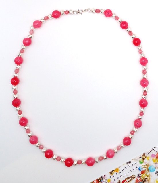 Zilveren paperclip ketting met sleutel en hart | Mostert Juweliers