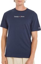 Tommy Jeans Classic Linear Logo T-shirt Met Korte Mouwen Blauw M Man