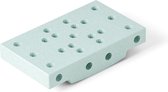Modu Blokken Gebogen basis - Zachte blokken- Open Ended speelgoed - Speelgoed 1 -2 -3 jaar - Balansbord - Ocean Mint