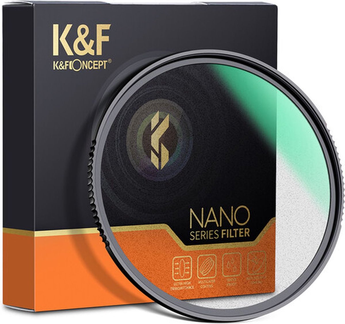 K&F Concept 1/4 Black Mist Filter Nano X - 77mm