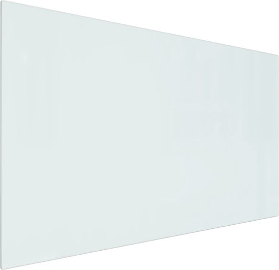 vidaXL - Glasplaat - openhaard - rechthoekig - 100x60 - cm