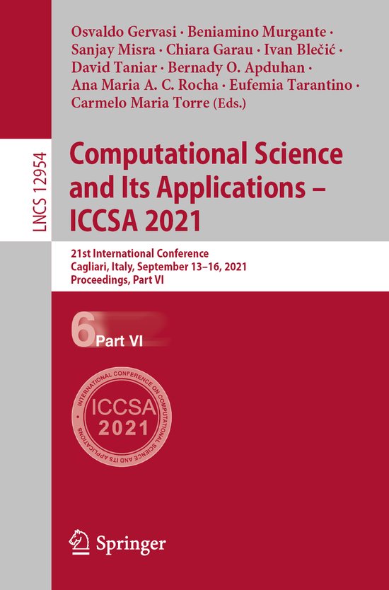 Lecture Notes in Computer Science12954- Computational Scienc ... - cover