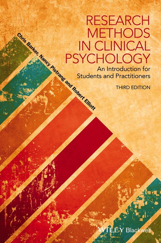 Research Methods In Clinical Psychology - cover