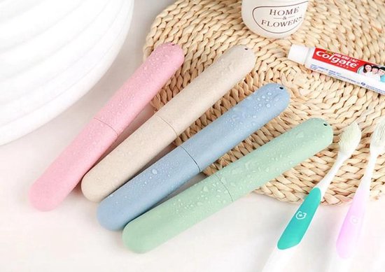 *** Brosse à Dents - Tube de Voyage - Porte Brosse à Dents - Protecteur - Rangement - Étui - Voyages - 4 Couleurs - par Hebler ***