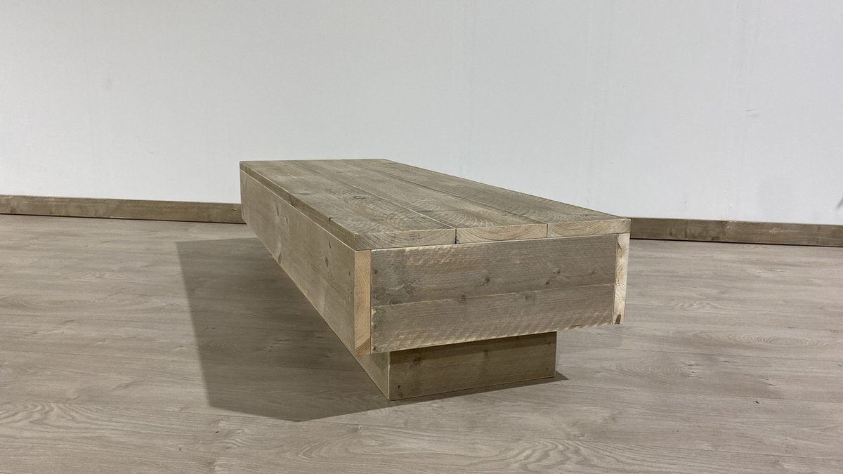 Zwevende Salontafel Steigerhout
