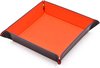 Afbeelding van het spelletje Leather Folding Dice Tray Oranje