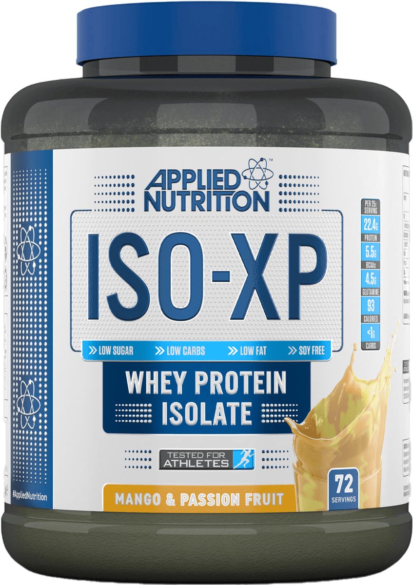 Goedkoopste Iso-XP (Mango/Passion Fruit - 1800 gram) - APPLIED NUTRITION - Eiwitshake - Whey Protein - Eiwitpoeder - Sportvoeding (72 shakes