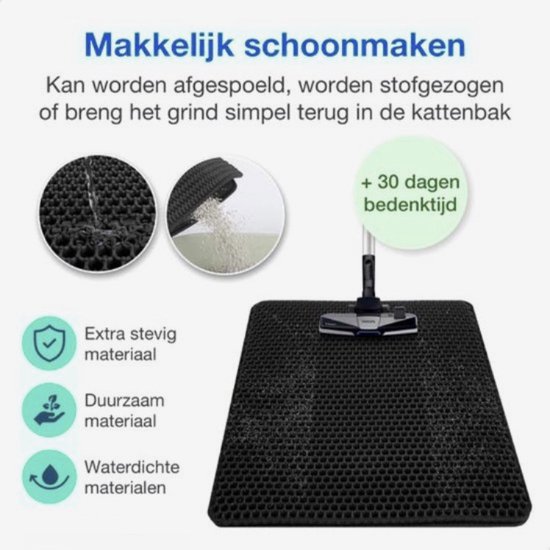 EONYUANGUO Kattenbakmat, 30 x 40 cm PVC pootvormige mat, waterdichte antislip voermat voor huisdieren, voermat, hondenmat voor katten kattenbakken (rood