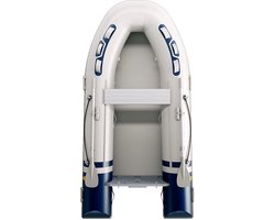 YellowV Opblaasbare boot met airdeck bodem 3,0M + poncho + 1 jaar navigatie Savvy Navy App – licht, compact en gemakkelijk op te slaan