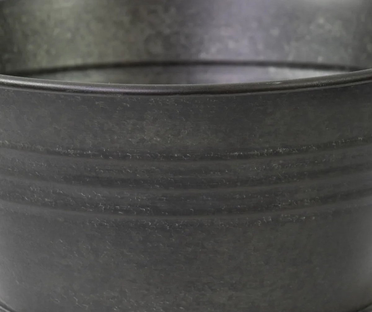 BREKX Aspen verzinkte kuip, koperen afwerking metalen ijs en drankkoeler voor feesten, verzegelde lekbestendige feestkoeler, gemakkelijk schoon te maken, handgemaakt, grote ovale 25 liter (6 gallon