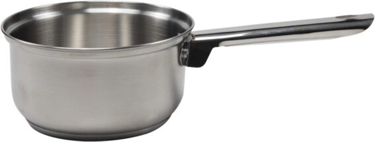 Svenska Living Steelpan/sauspan/juspan - RVS - D16 cm - 1L - Alle warmtebronnen