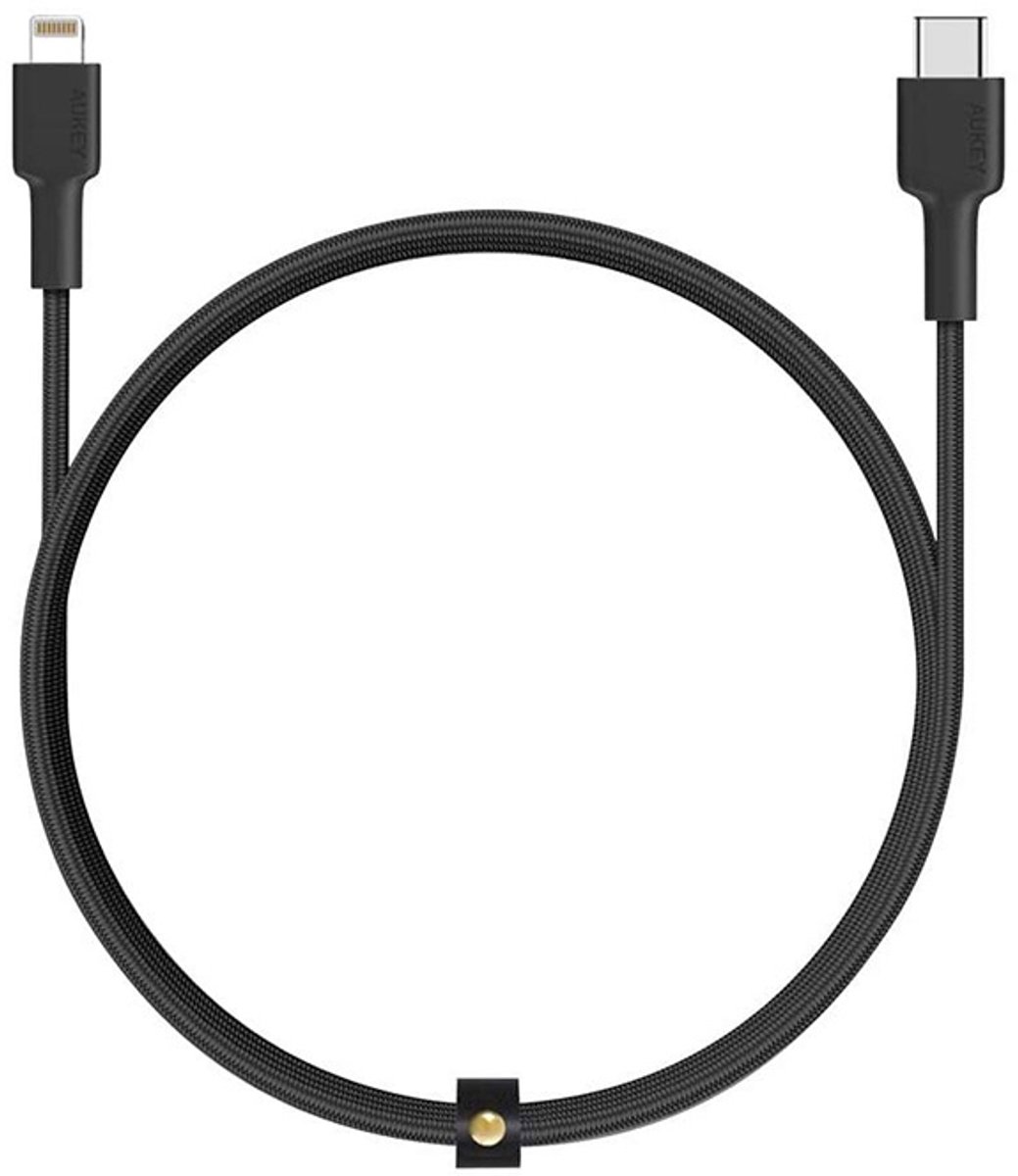 Aukey USB-C to USB Lightning Cable 1.2M (Black) - CB-CL2