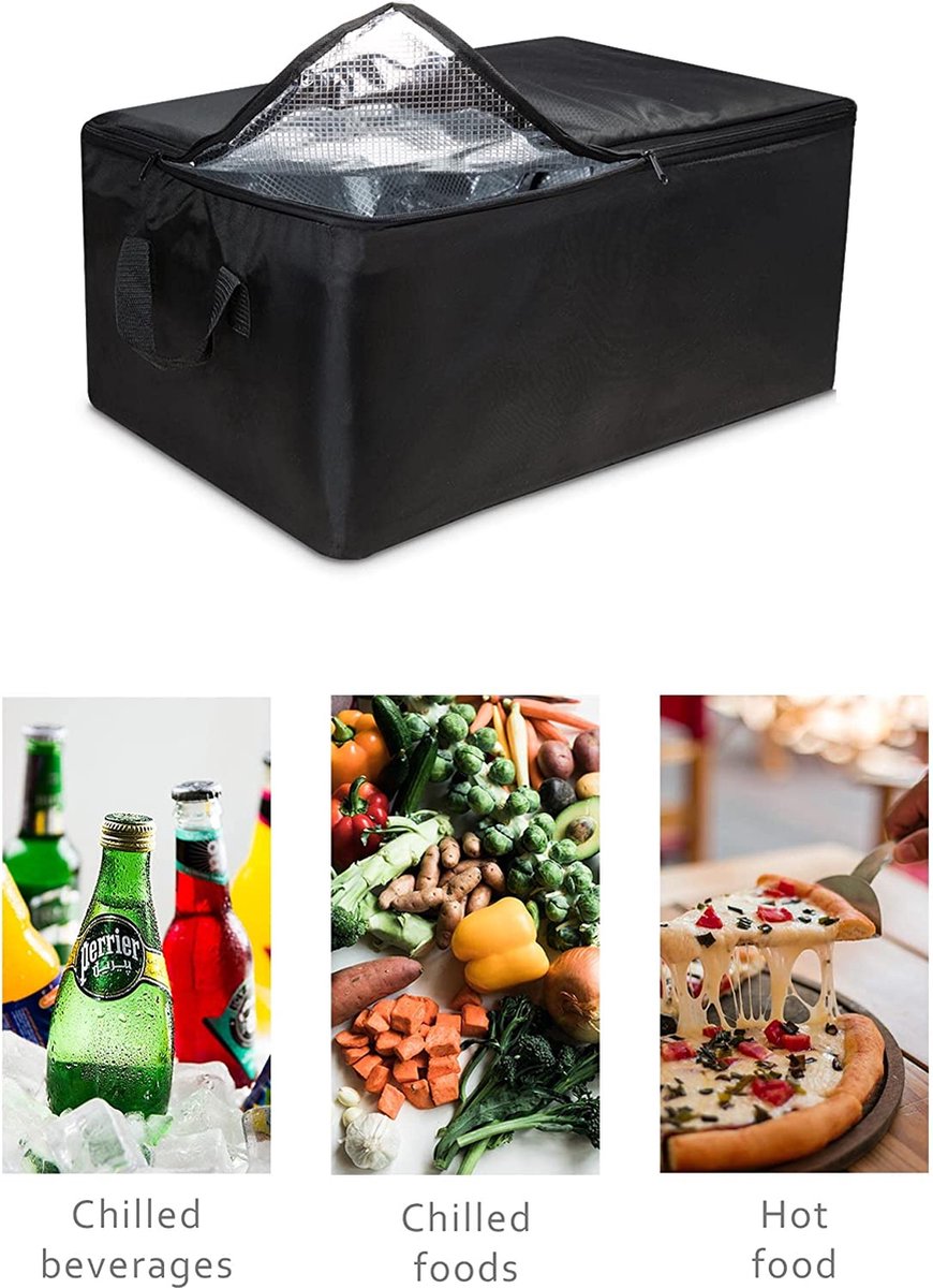 Grote 45 liter geïsoleerde picknicktas XXL iso tas koeltas voor camping reizen vakantie