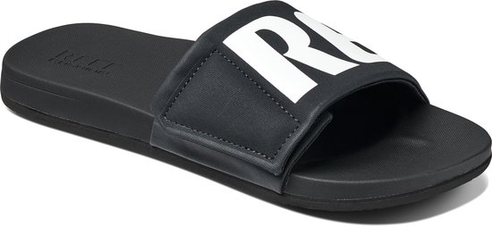 Slippers Reef - Taille 46 - Homme - noir - blanc